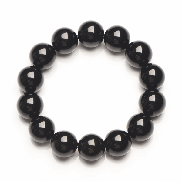 Top Grade Natural Black Obsidian Energy Bracelet | Collectible Healing Stone | Grounding & Protection