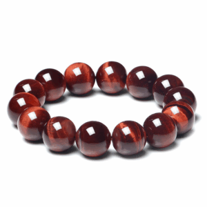 Top Grade Natural Red Tiger’s Eye Energy Bracelet | Collectible Healing Stone | Motivation & Confidence