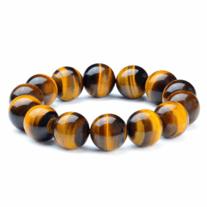 Top Grade Natural Yellow Tiger’s Eye Energy Bracelet | Collectible Healing Stone | Confidence & Protection