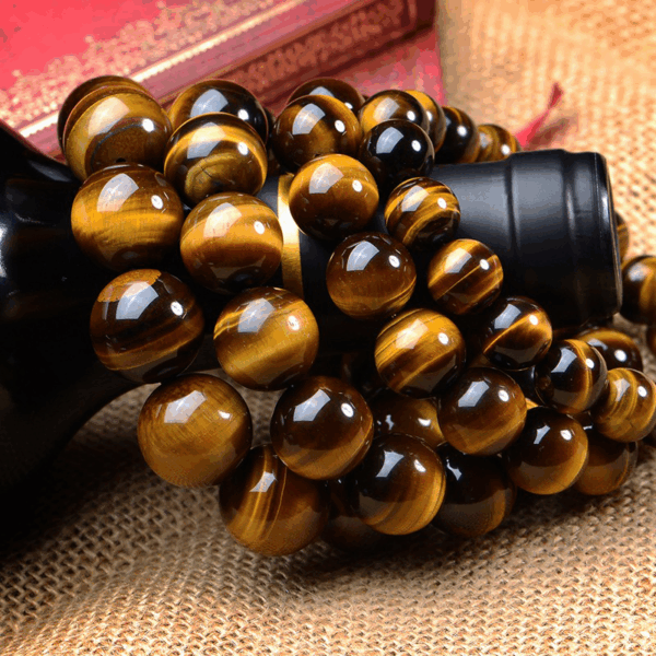 Top Grade Natural Yellow Tiger’s Eye Energy Bracelet | Collectible Healing Stone | Confidence & Protection - Image 3