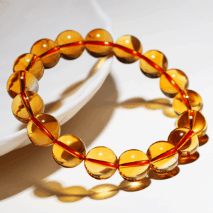 Top Grade Natural Citrine Energy Bracelet | Collectible Healing Stone | Abundance & Success