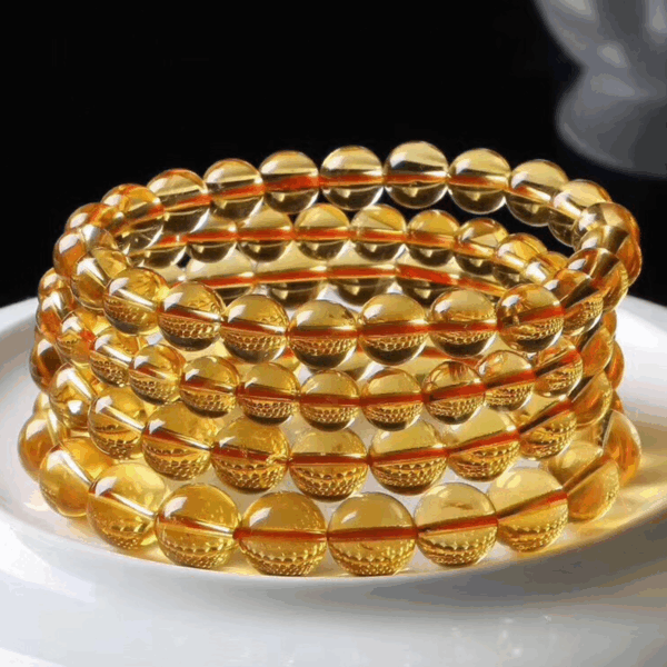 Top Grade Natural Citrine Energy Bracelet | Collectible Healing Stone | Abundance & Success - Image 3