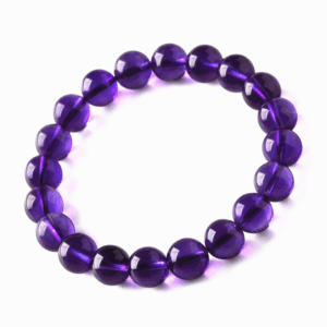 Top Grade Natural Amethyst Energy Bracelet | Collectible Healing Stone | Calming & Spiritual Growth